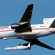 Lockheed L-1011 Stargazer mothership releasing a Pegasus rocket for testing